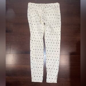 guc j crew star-Patterned toothpick jeans 28